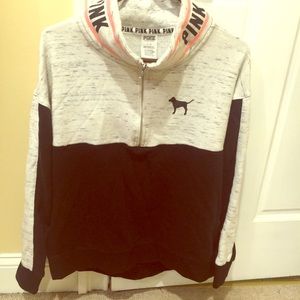 Victoria secret half zip sweater